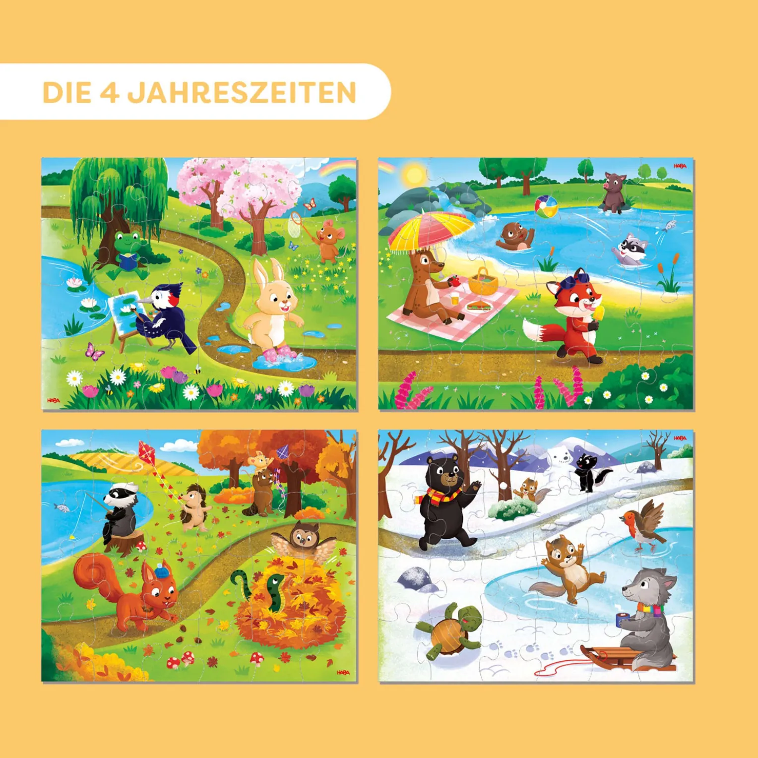 Puzzle Jahreszeiten