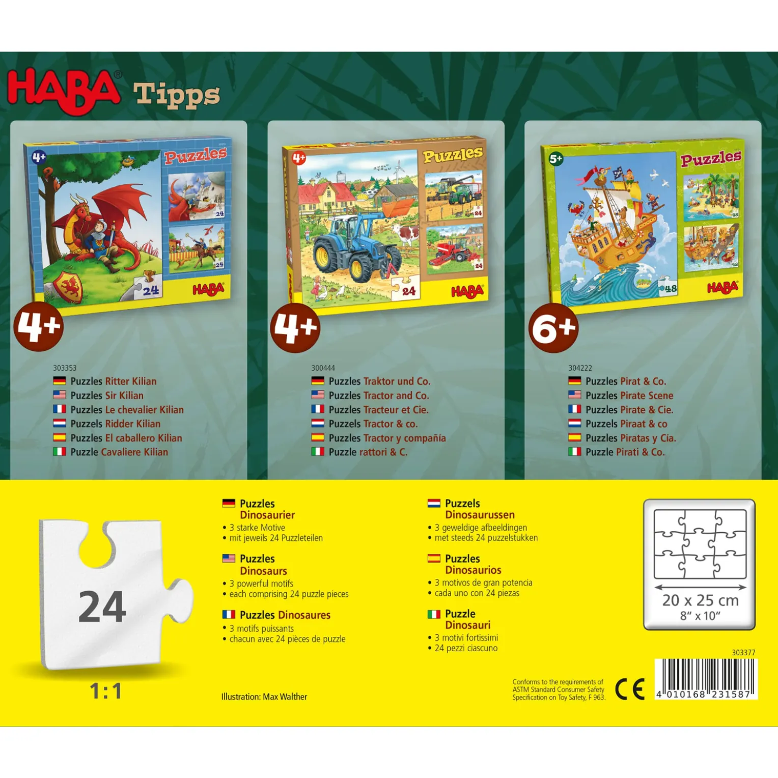 Puzzles Dinosaurier
