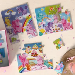 3 Puzzles - Einhorn Glitzerglück