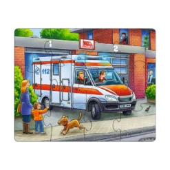 Puzzles Polizei, Feuerwehr & Co.