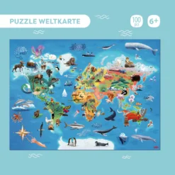 Puzzle Weltkarte