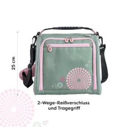 Reiseset aus Trolley und Tasche, salbei