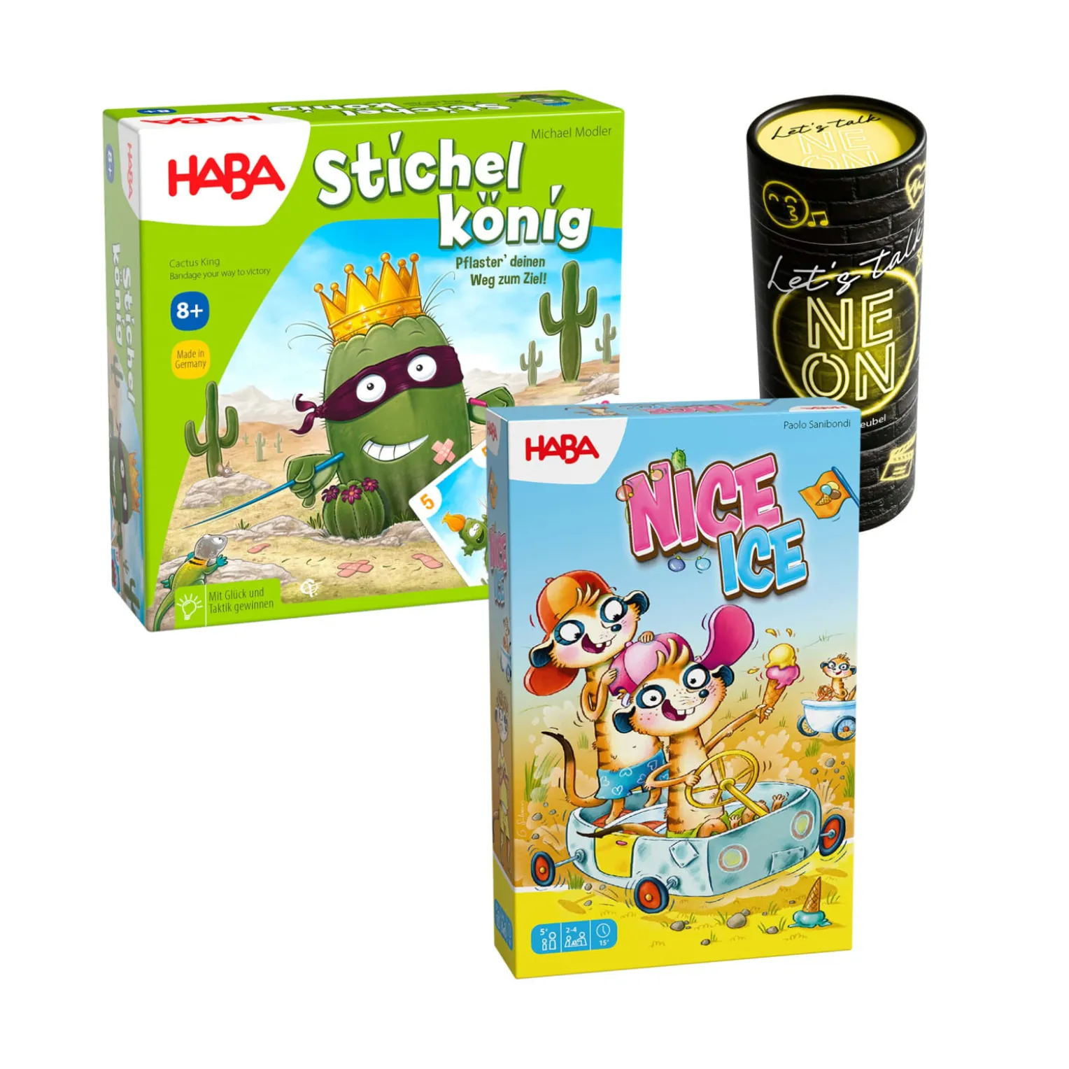 Reisespiele-Set, 3-teilig, ab 6 Jahren