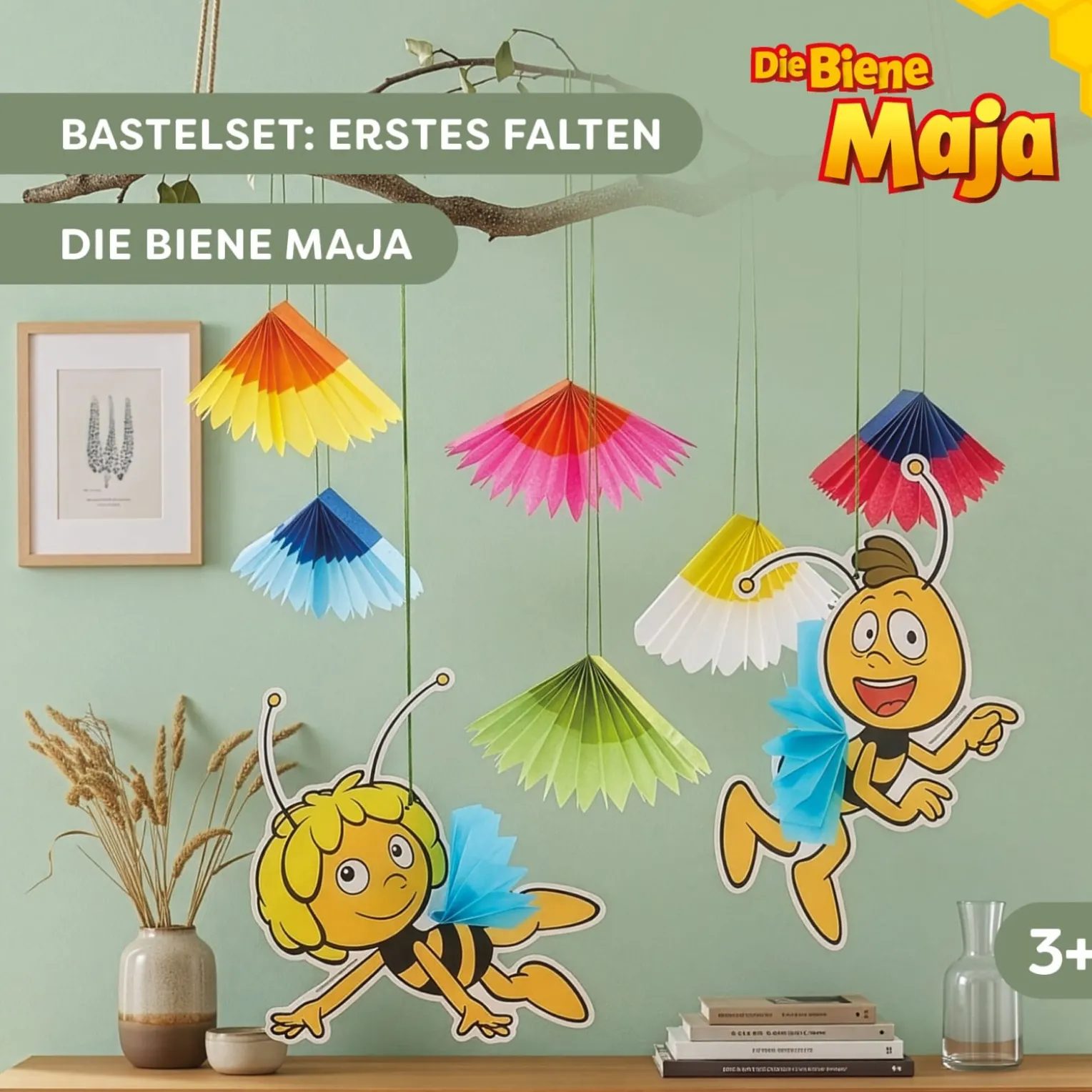Sachenmacher Erstes Falten Die Biene Maja, Bastelset, 8 St., ab 3 J.
