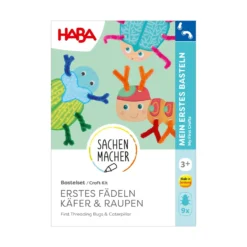 Sachenmacher – Erstes Fädeln Käfer & Raupen Bastelset