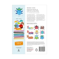 Sachenmacher – Erstes Fädeln Käfer & Raupen Bastelset