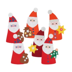 Sachenmacher Erstes Kleben Nikoläuse, Bastelset Weihnachten, ab 3 J.