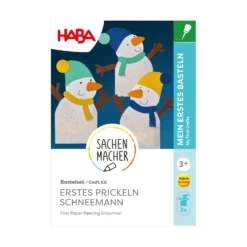 Sachenmacher Erstes Prickeln Schneemann, Bastelset Winter, ab 3 J.