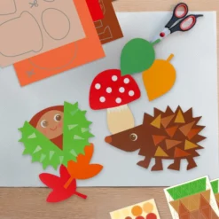 Sachenmacher Erstes Schneiden Kastanien, Bastelset Herbst, ab 3 Jahren