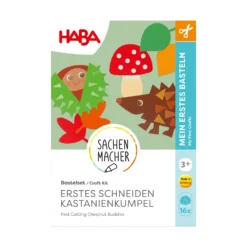 Sachenmacher Erstes Schneiden Kastanien, Bastelset Herbst, ab 3 Jahren