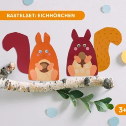 Sachenmacher Erstes Schneiden Eichhörnchen, Bastelset Herbst, ab 3 J.