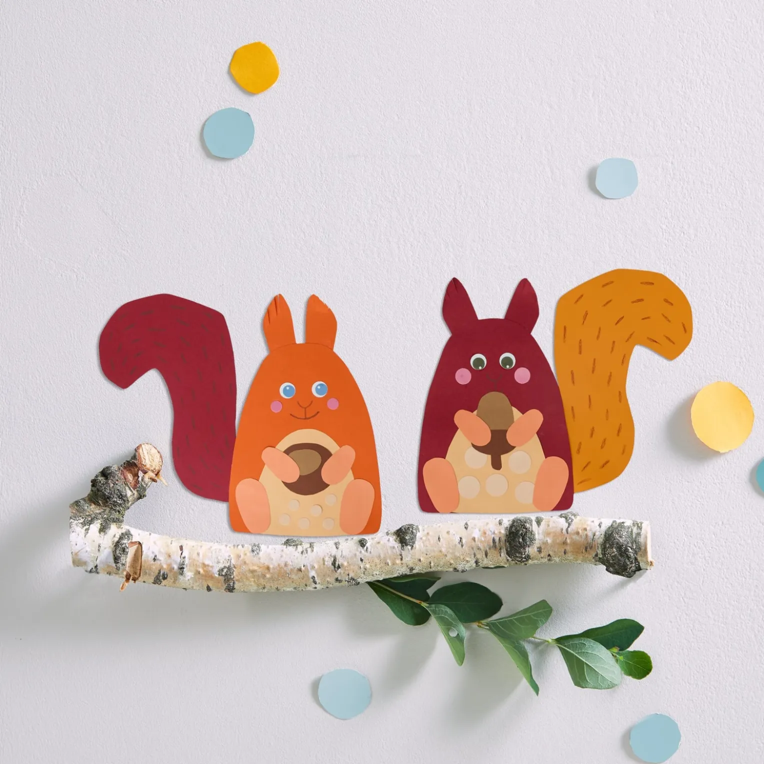 Sachenmacher Erstes Schneiden Eichhörnchen, Bastelset Herbst, ab 3 J.