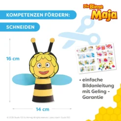 Sachenmacher Erstes Schneiden Die Biene Maja, Bastelset, ab 3 Jahren