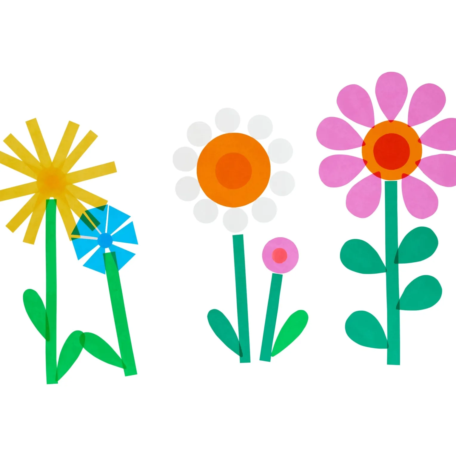Sachenmacher Fensterbild Blumen, Bastelset, ab 5 Jahren