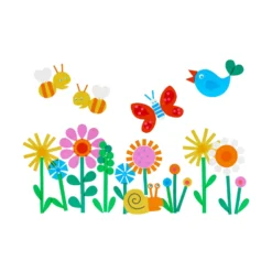 Sachenmacher Fensterbild Blumen, Bastelset, ab 5 Jahren