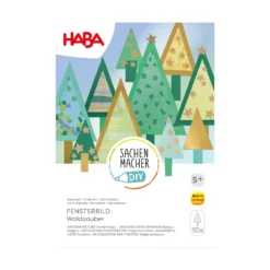 Sachenmacher Fensterbild Wald, Bastelset Weihnachten, 10 St., ab 5 J.