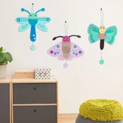 Sachenmacher Hampeltier, Bastelset Schmetterlinge, 3 Stück , ab 5 J.