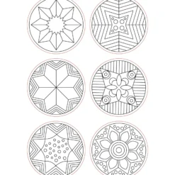 Sachenmacher Mandala-Stempel, 6 Stück
