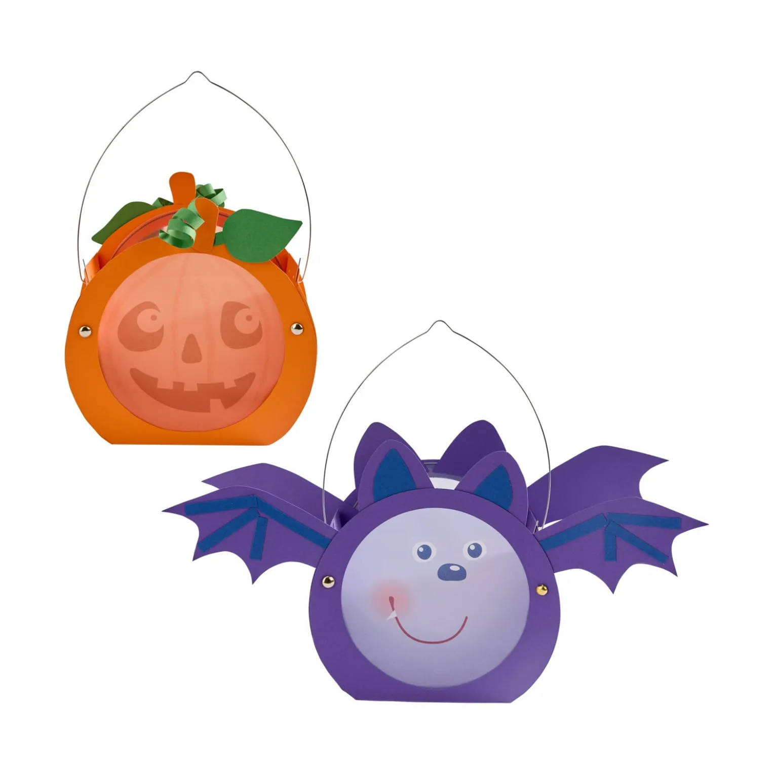 Sachenmacher Mini-Klammerlaternen Halloween, Bastelset Herbst, ab 5 J.