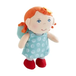 Schutzengelpuppe Emi, 15 cm, Stoffpuppe mit Flügel