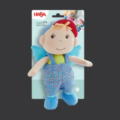 Schutzengelpuppe Frido, 20 cm, Stoffpuppe mit Flügel