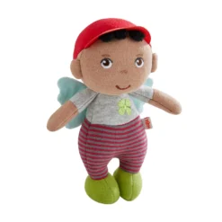Schutzengelpuppe Oskar, 15 cm, Stoffpuppe mit Flügel