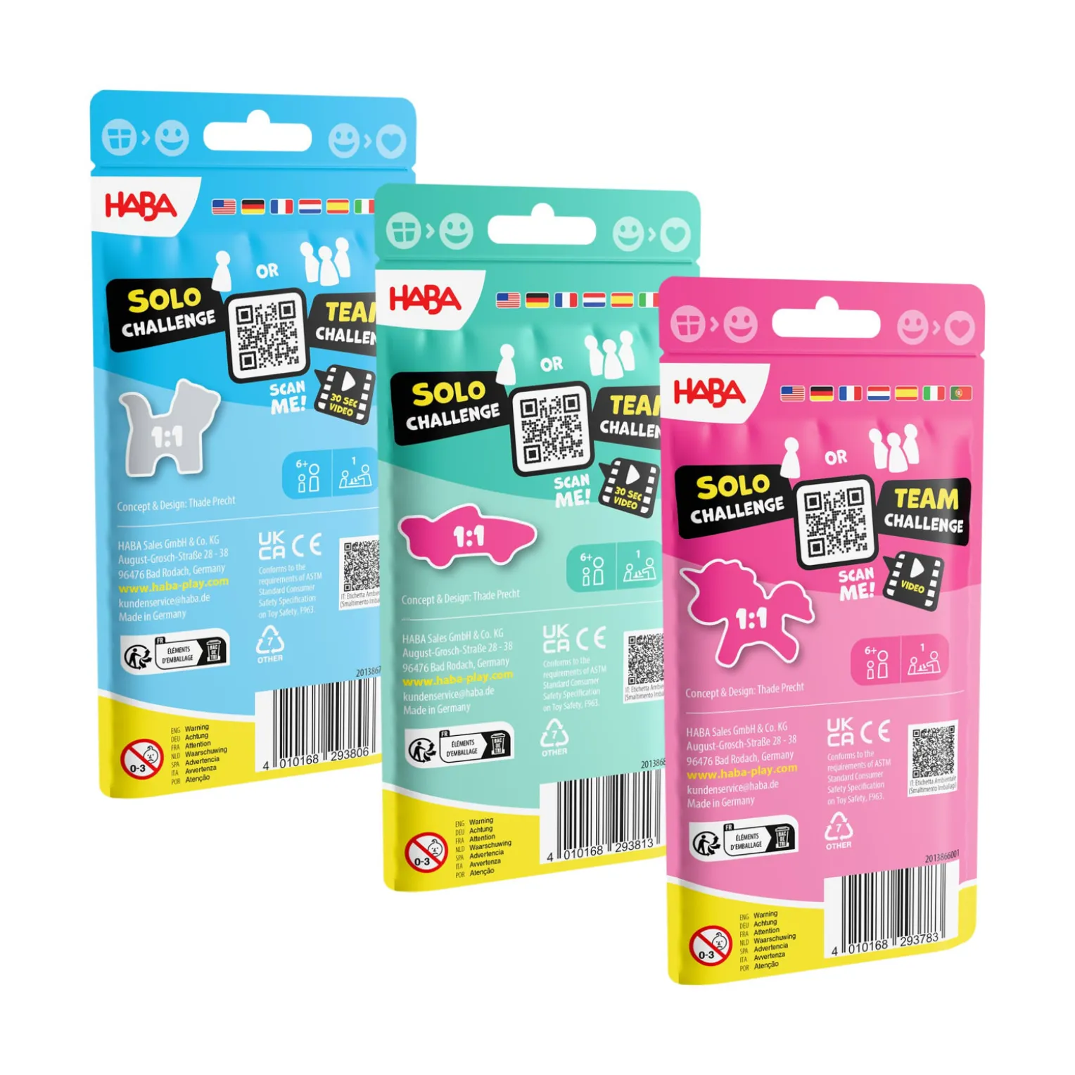 3 Set Stacking Challenge, Stapelspiele, ab 6 Jahren