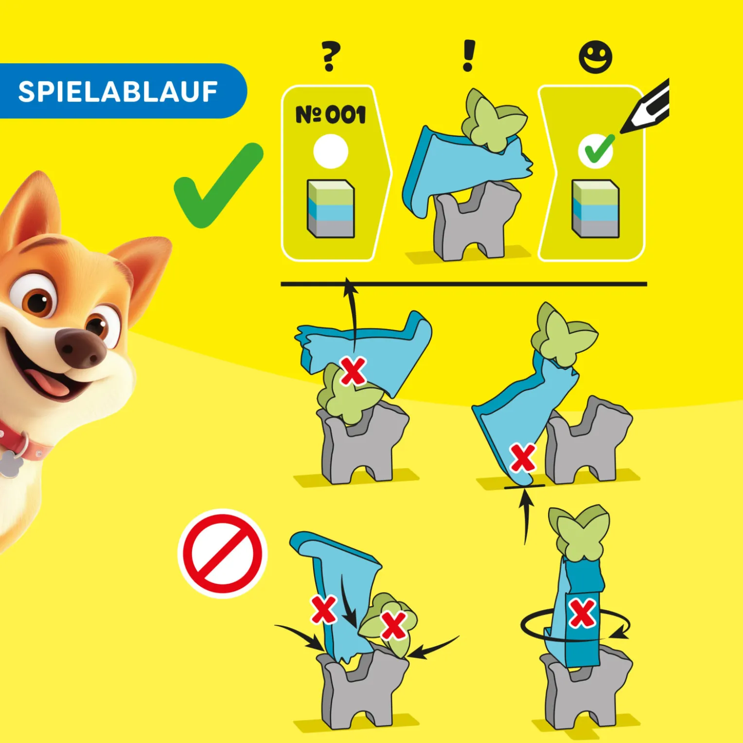 Stacking Challenge Animals, Stapelspiel Tiere, ab 6 Jahren