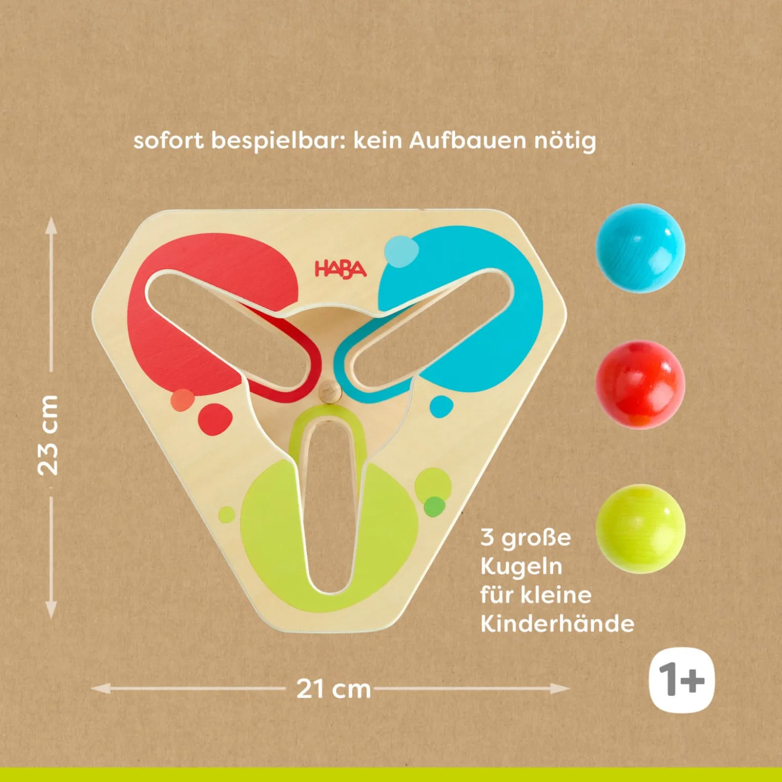 Stand-Kugelbahn – Farbrollerei