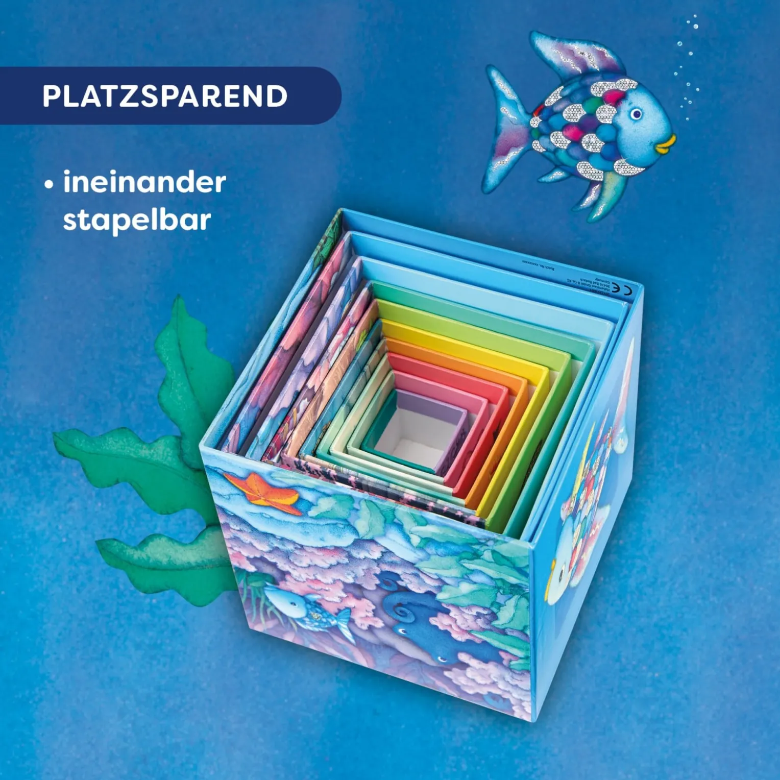 Stapelturm Glitzer Der Regenbogenfisch