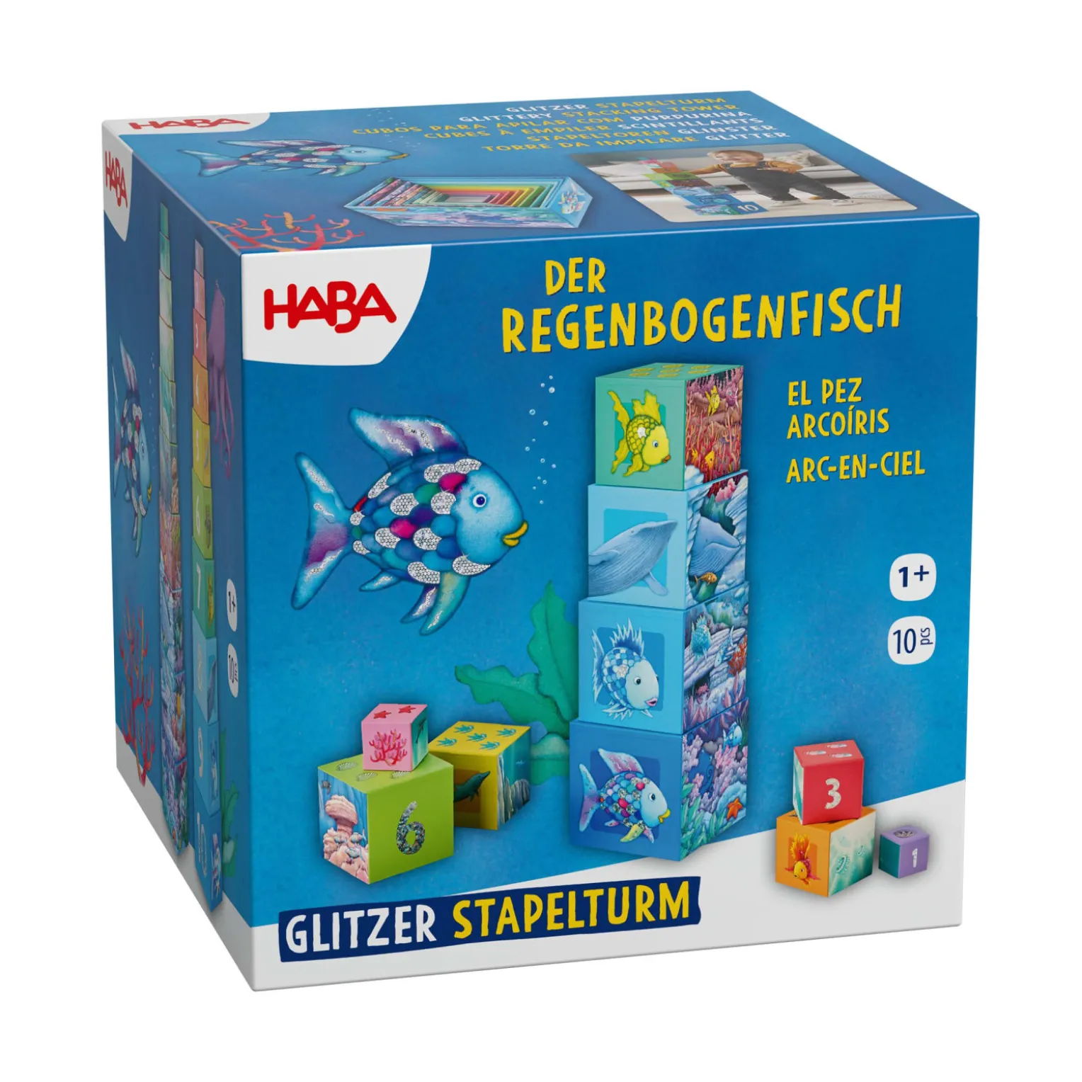 Stapelturm Glitzer Der Regenbogenfisch