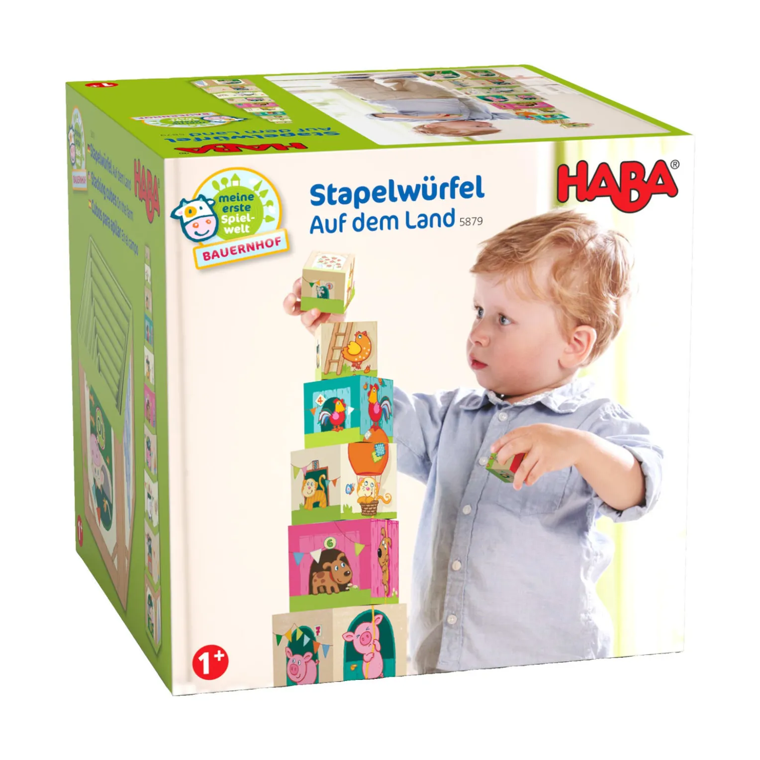 Stapelwürfel Auf dem Land