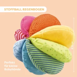Stoffball Regenbogen