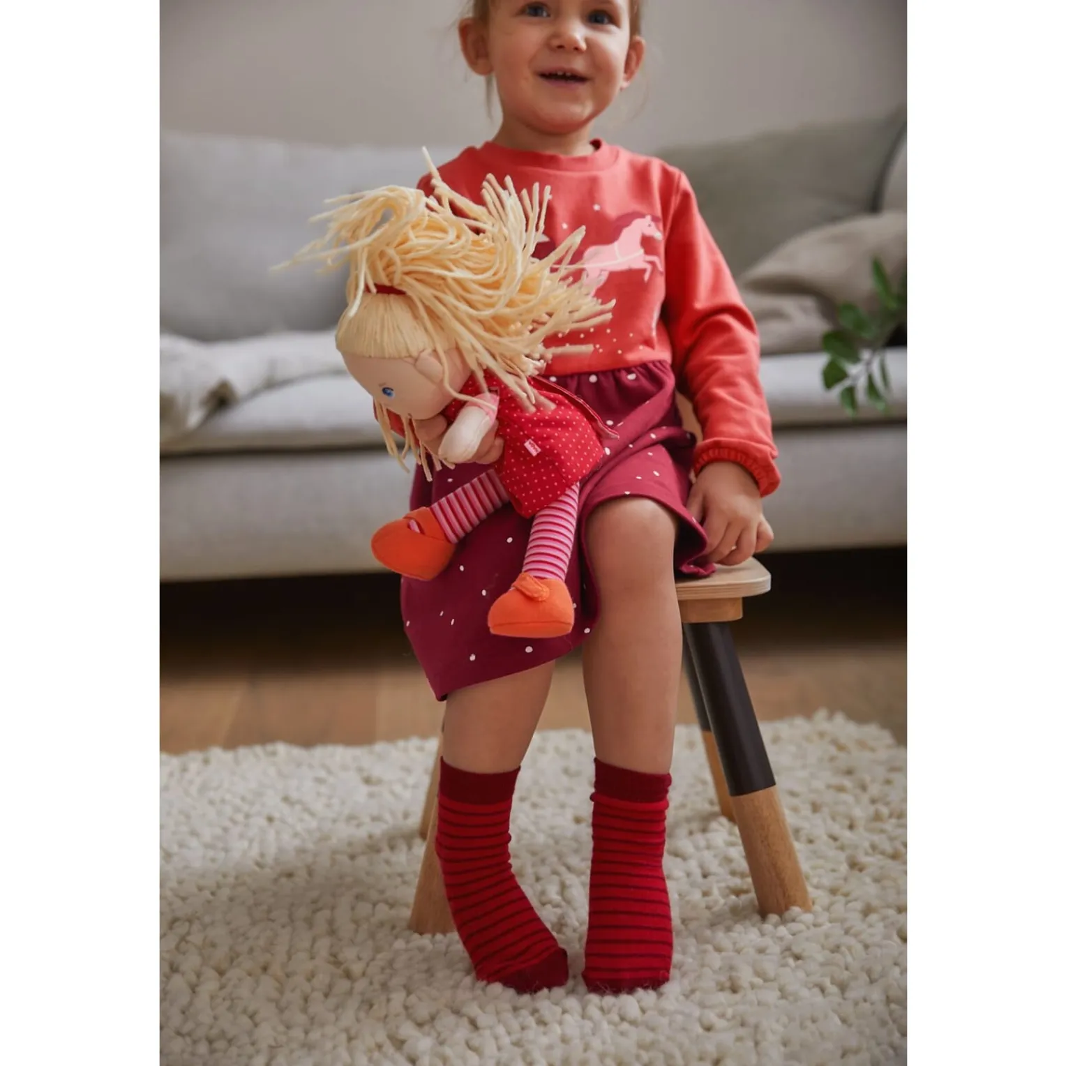 Stoffpuppe Annelie, 30 cm