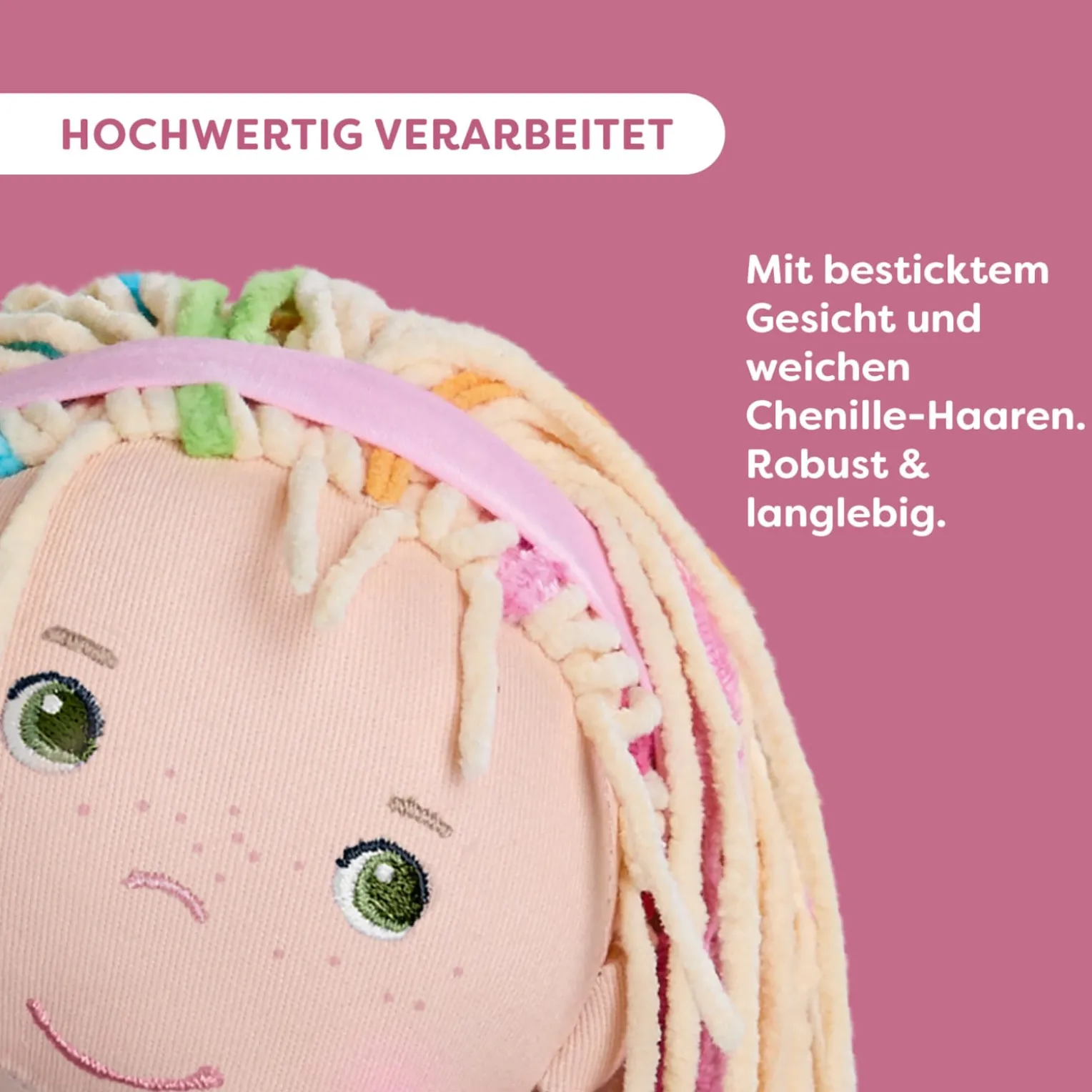 Stoffpuppe Auri, 30 cm