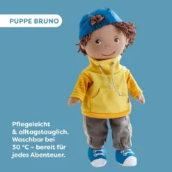 Stoffpuppe Bruno, 30 cm