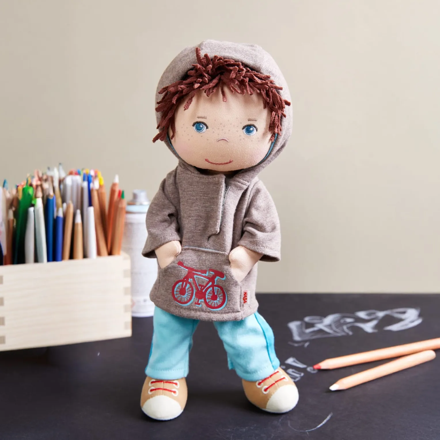 Stoffpuppe Lian, 30 cm