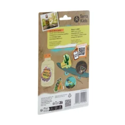 Terra Kids Adventure Sticker für Kinder, Wald- & Naturmotive, 5 Stück