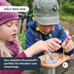 Terra Kids Adventure Sticker für Kinder, Wald- & Naturmotive, 5 Stück