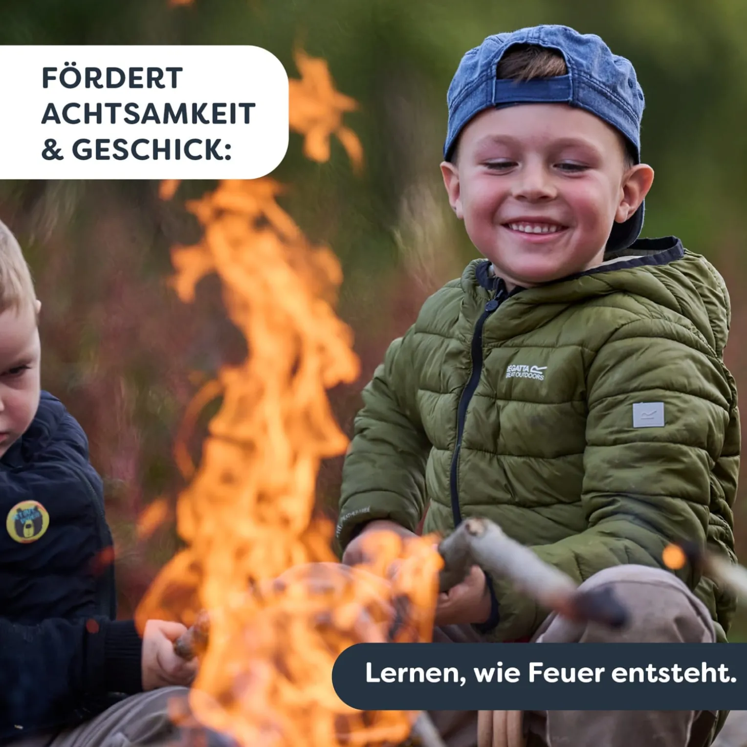 Terra Kids Feuerstahl für Kinder, Feuerstarter-Set ab 6 Jahren