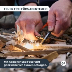 Terra Kids Feuerstahl für Kinder, Feuerstarter-Set ab 6 Jahren