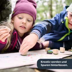 Terra Kids Kinder-Stempelset für Schatzsuche, inkl. Stempelkissen