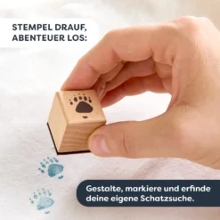 Terra Kids Kinder-Stempelset für Schatzsuche, inkl. Stempelkissen