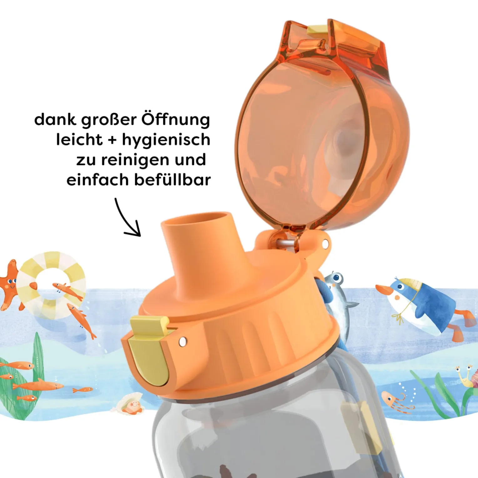 Trinkflasche Pinguin