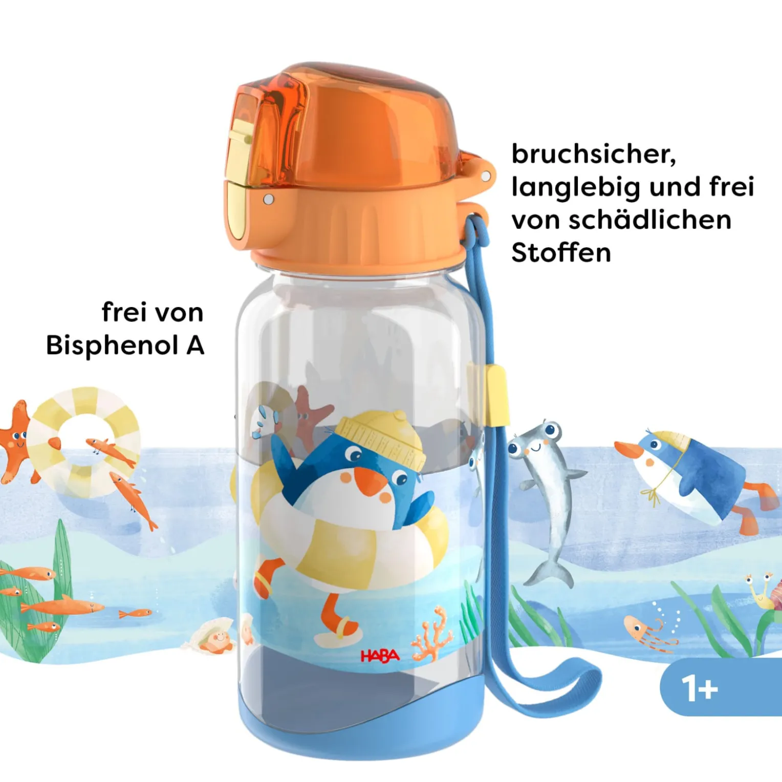 Trinkflasche Pinguin
