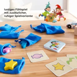 Verfühlt nochmal!, Fühlspiel zur Erkennung von Gegenständen, ab 3 Jahre