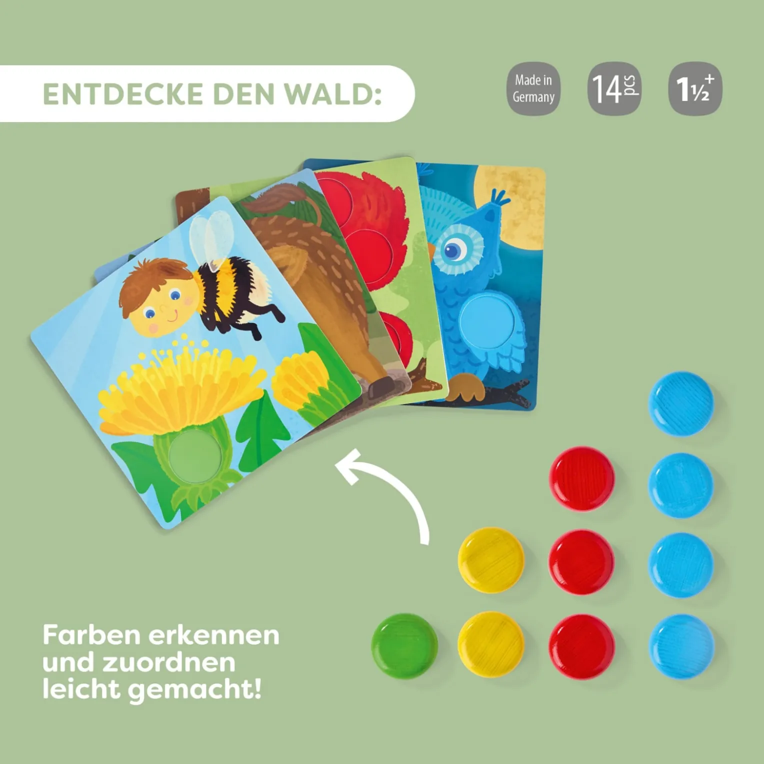 Zuordnungsspiel Waldtiere